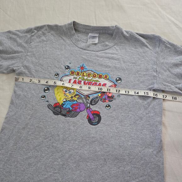 SpongeBob Las Vegas Gray Tee kids 8/10 - Picture 4 of 5